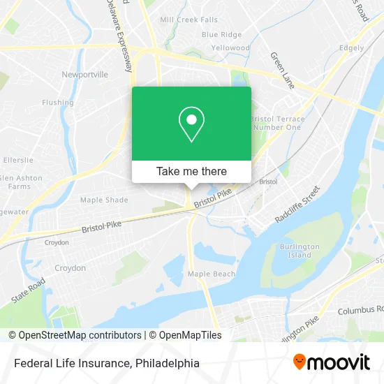 Federal Life Insurance map
