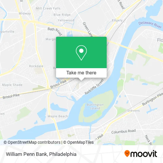 Mapa de William Penn Bank