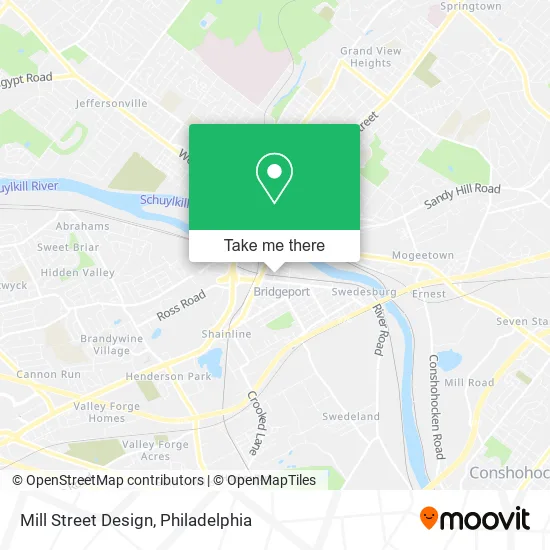 Mill Street Design map