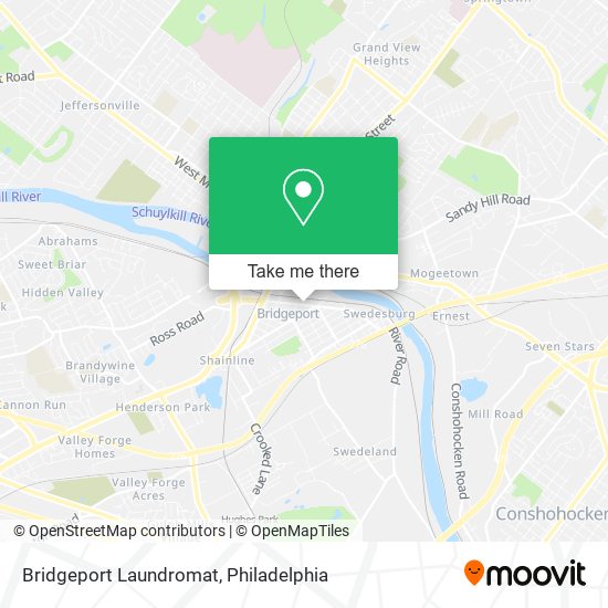 Mapa de Bridgeport Laundromat