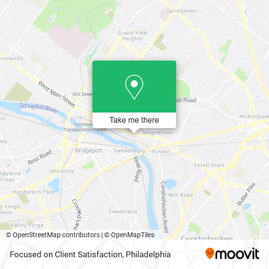 Focused on Client Satisfaction map