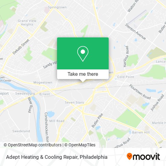 Mapa de Adept Heating & Cooling Repair