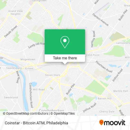 Coinstar - Bitcoin ATM map
