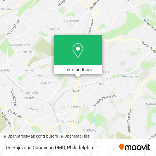 Mapa de Dr. Snjezana Cacovean DMD