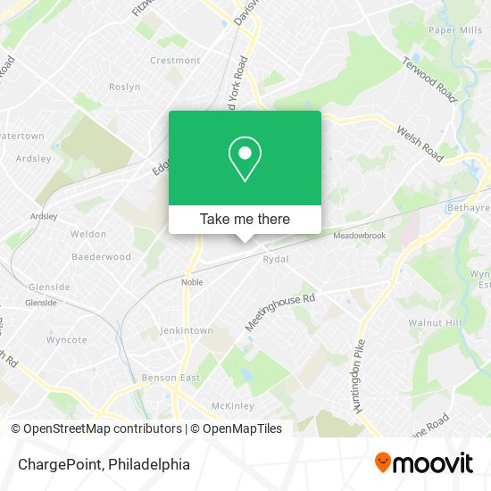 ChargePoint map