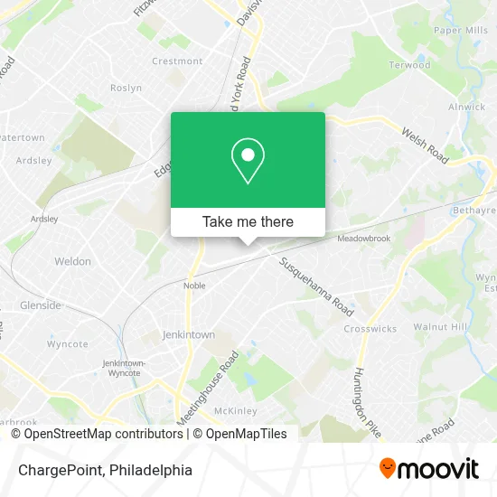 ChargePoint map