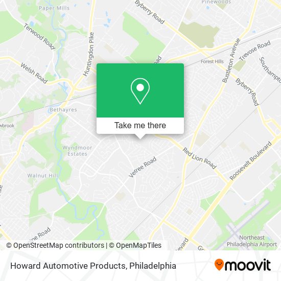 Mapa de Howard Automotive Products