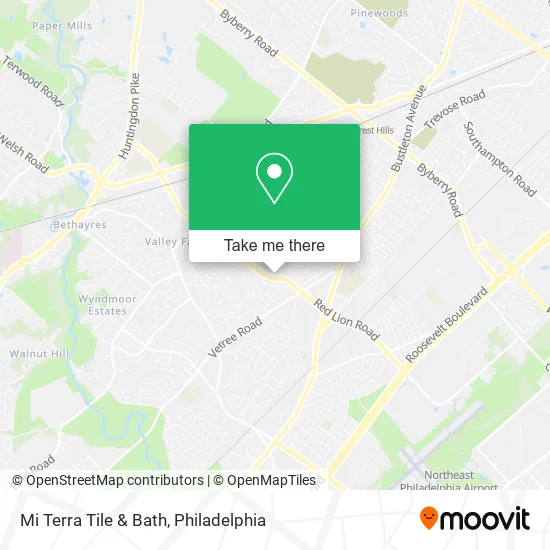 Mi Terra Tile & Bath map