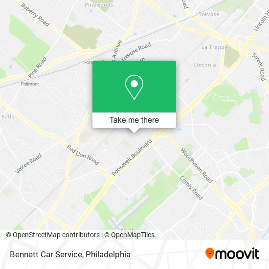 Bennett Car Service map