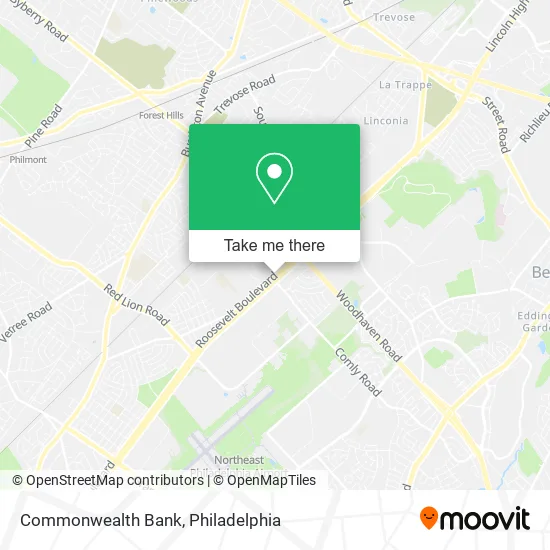 Commonwealth Bank map