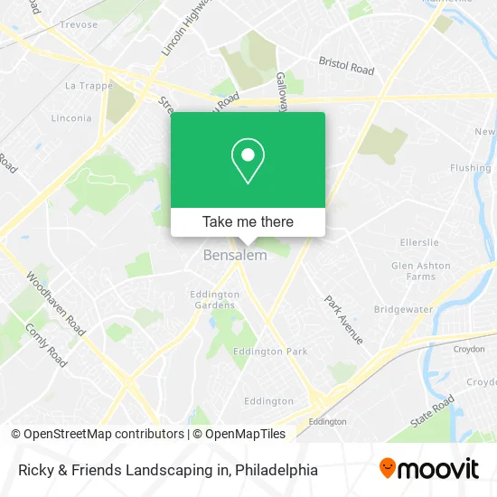 Ricky & Friends Landscaping in map