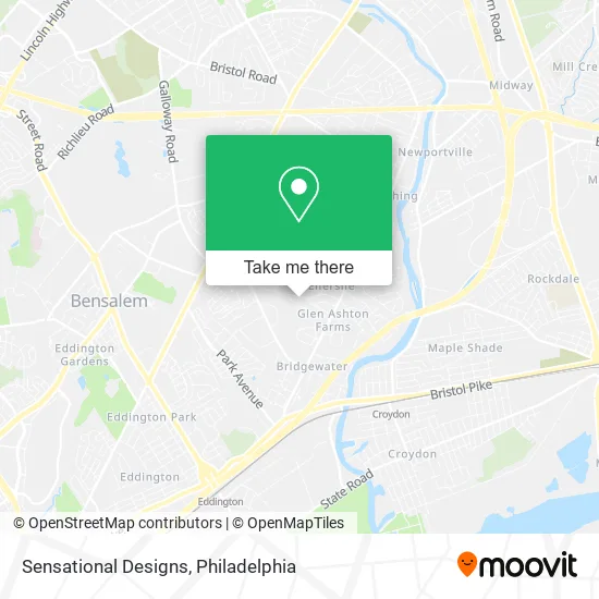 Sensational Designs map