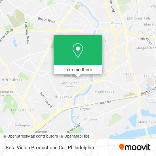 Beta Vision Productions Co. map