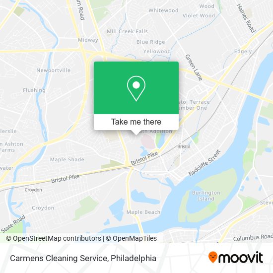 Mapa de Carmens Cleaning Service