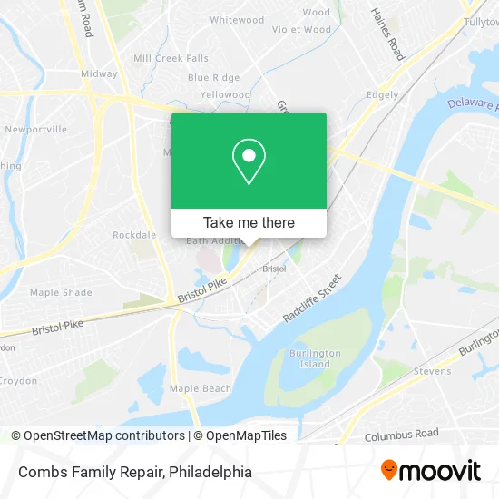 Combs Family Repair map
