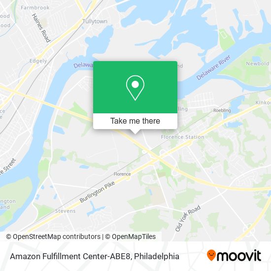 Amazon Fulfillment Center-ABE8 map
