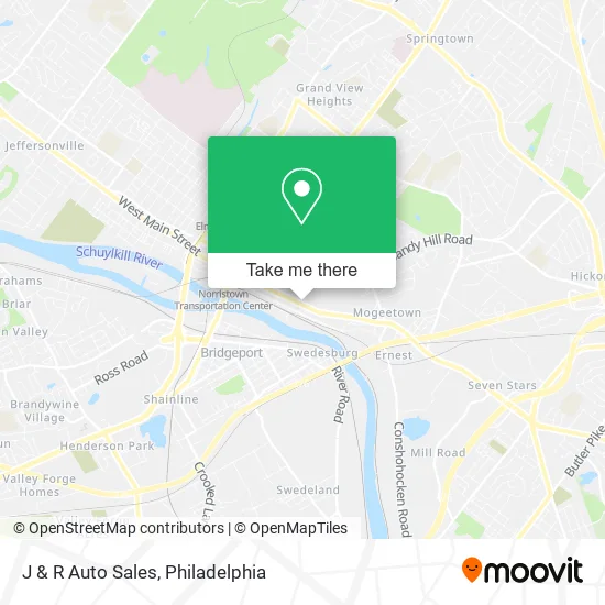 J & R Auto Sales map