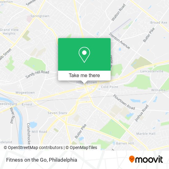 Fitness on the Go map