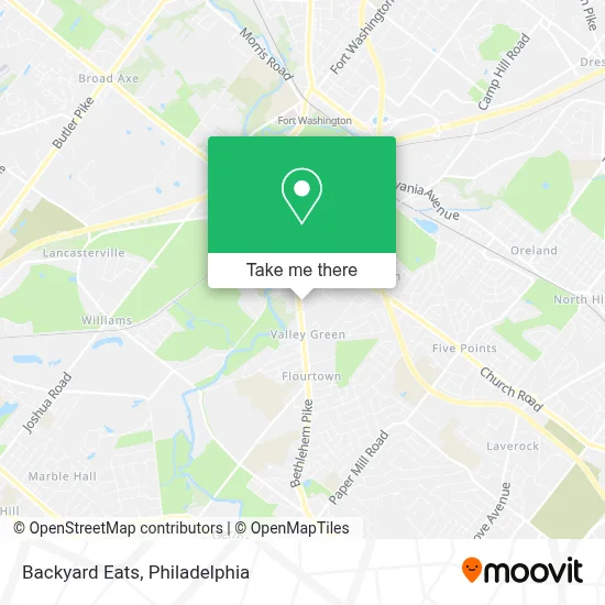 Backyard Eats map