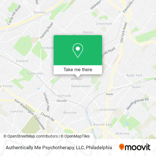 Mapa de Authentically Me Psychotherapy, LLC