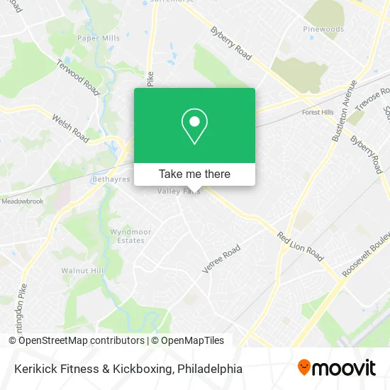 Mapa de Kerikick Fitness & Kickboxing