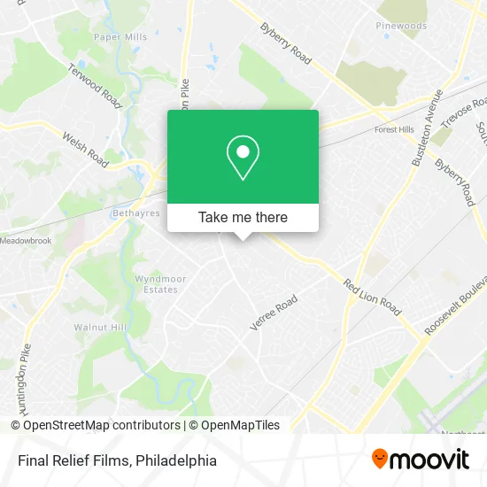 Final Relief Films map