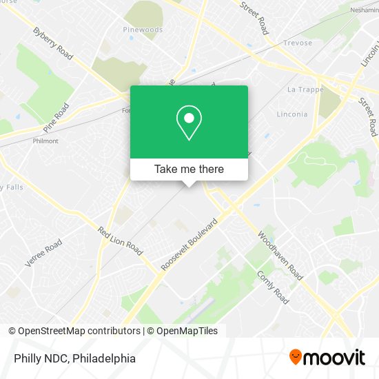 Mapa de Philly NDC