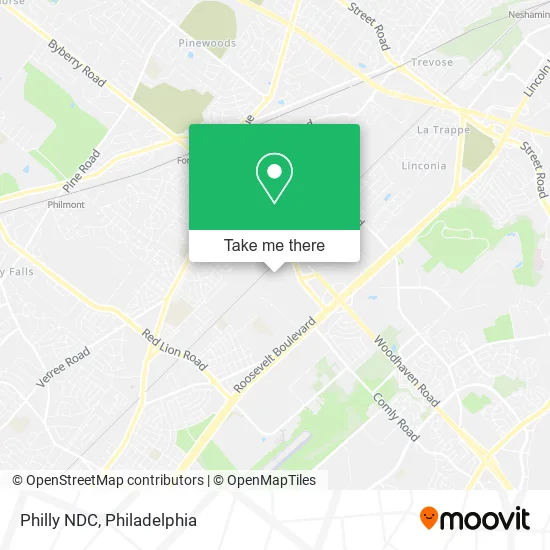 Philly NDC map
