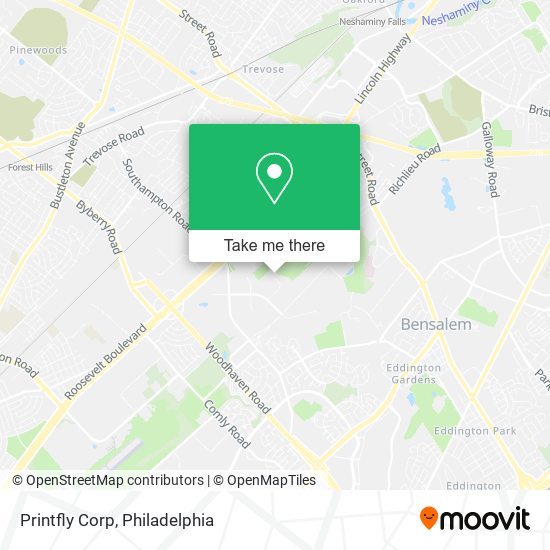 Mapa de Printfly Corp