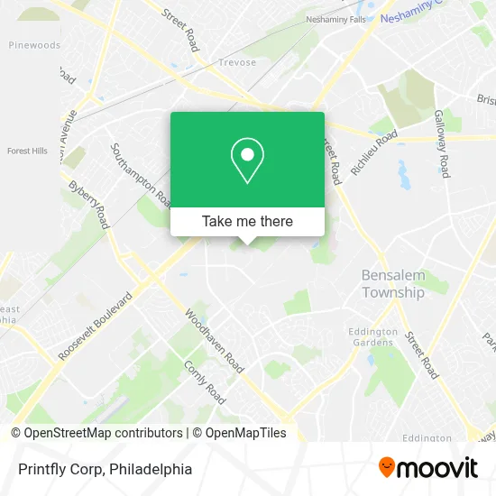 Printfly Corp map