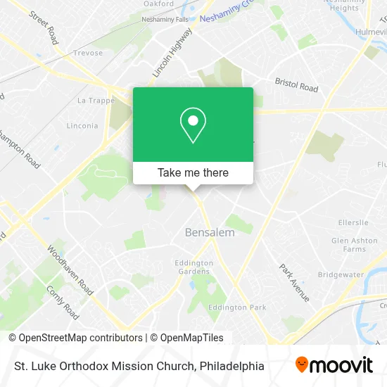 St. Luke Orthodox Mission Church map
