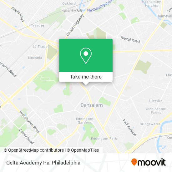 Celta Academy Pa map