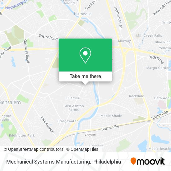 Mechanical Systems Manufacturing map