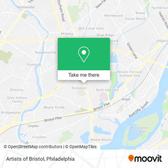Artists of Bristol map