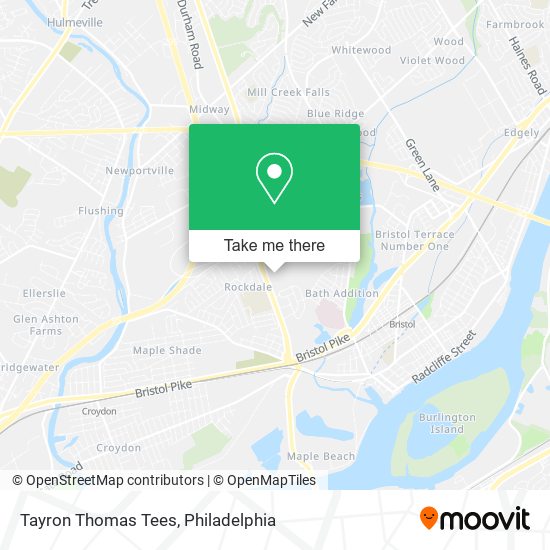 Mapa de Tayron Thomas Tees