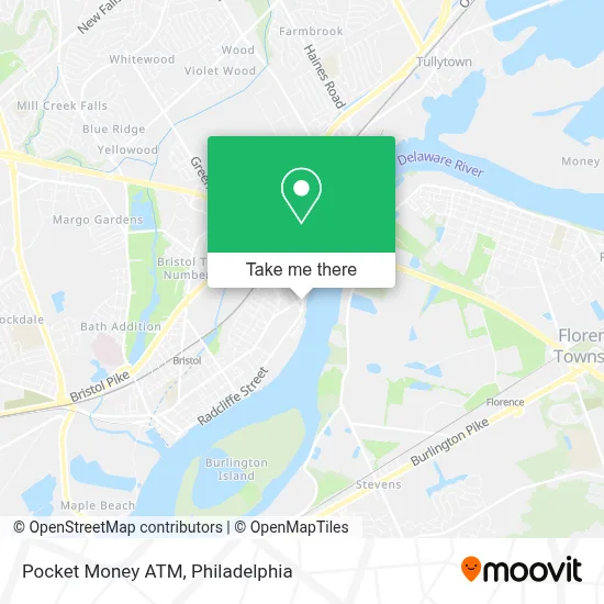Pocket Money ATM map