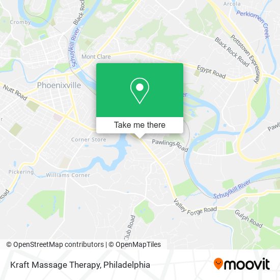Mapa de Kraft Massage Therapy
