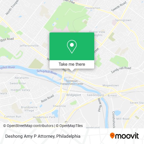 Mapa de Deshong Amy P Attorney