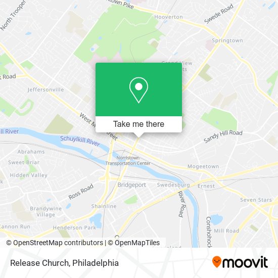 Mapa de Release Church