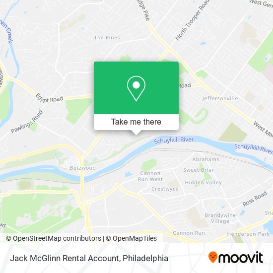 Mapa de Jack McGlinn Rental Account