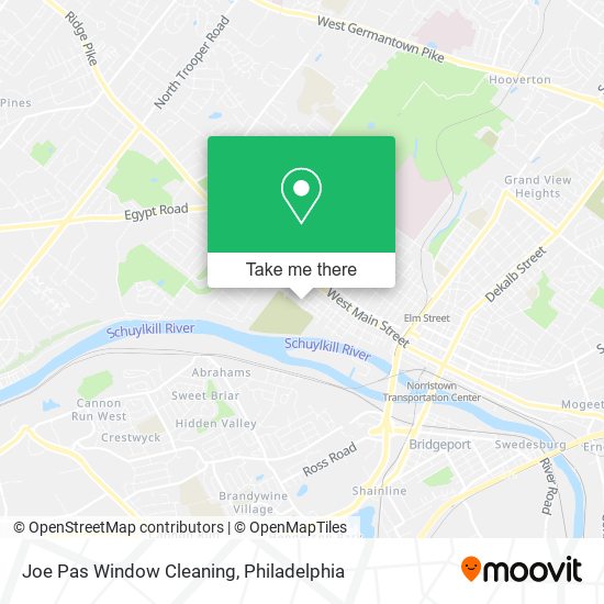 Joe Pas Window Cleaning map