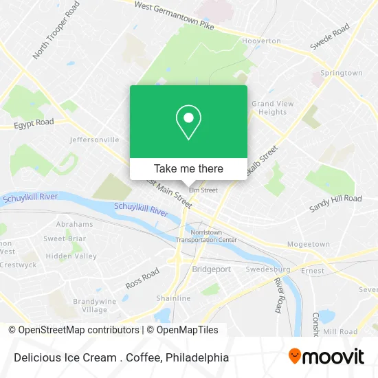 Delicious Ice Cream . Coffee map