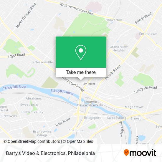 Barry's Video & Electronics map