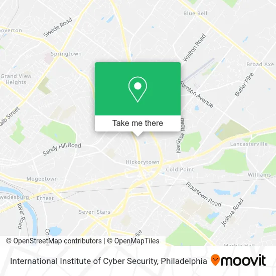International Institute of Cyber Security map