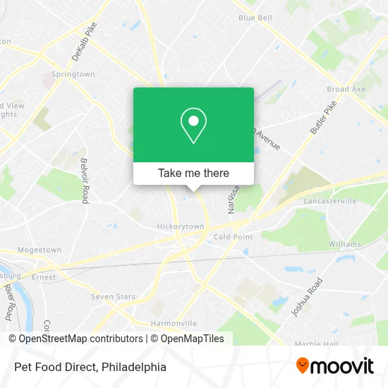 Pet Food Direct map