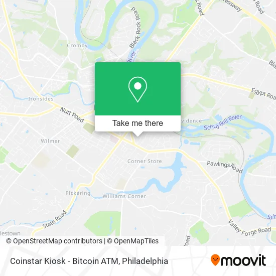 Coinstar Kiosk - Bitcoin ATM map