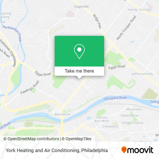 Mapa de York Heating and Air Conditioning