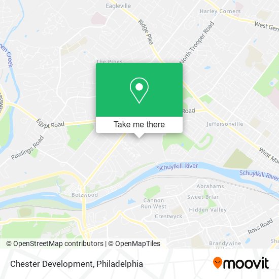 Chester Development map