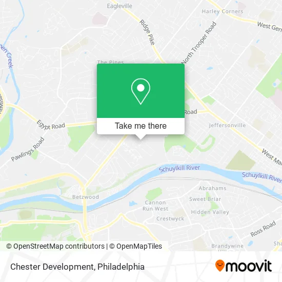 Chester Development map