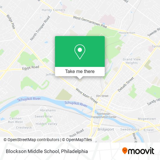 Mapa de Blockson Middle School